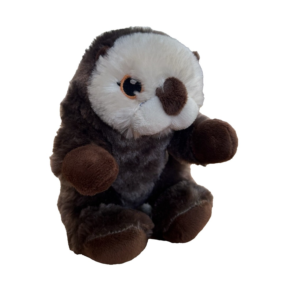 Otter Plush Wildlife Artists Eco Pals Brown Stuffed Plush Animal Toy 7"H